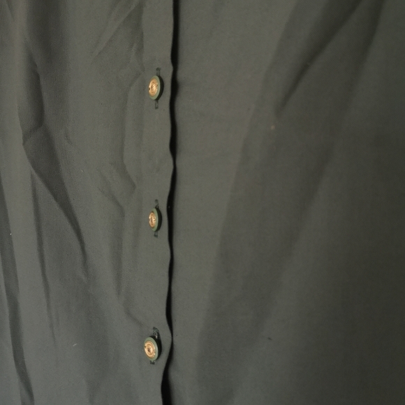 VINTAGE Teal High Waisted Skirt - Picture 2 of 6